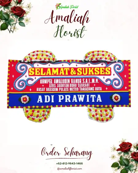 Papan Bunga Ucapan Selamat Jeron